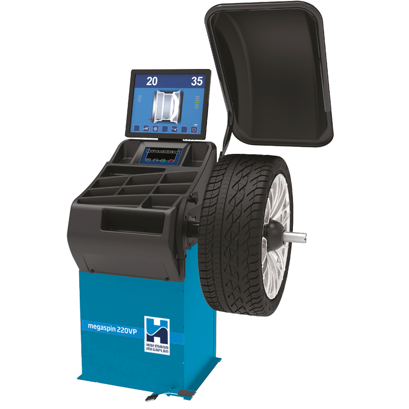 megaspin 220VP Wheel Balancer megaspin 220VP Wheel Balancer from Hofmann Megaplan